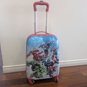 18" X 12" X 8" Marvel Avengers Ironman Hulk Hardshell  Trolley Kids  Luggage
